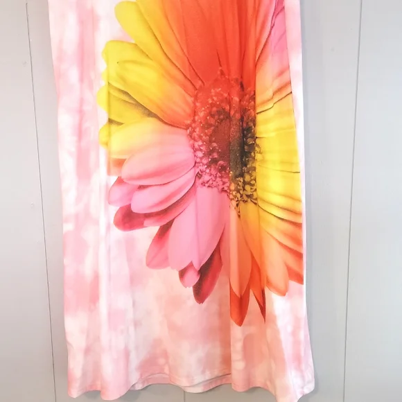🌴 Justice Gerbera Daisy Flower 🌼 Maxi Skirt - Picture 3 of 6